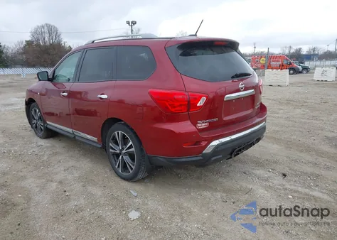 2018 Nissan Pathfinder Platinum from USA, damaged, VIN 5N1DR2MM4JC608728